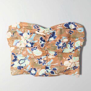 Aritzia Wilfred Fatale Camisole Ruched Floral Tube Top - Size 2